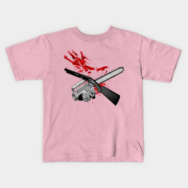 boomstick ii Kids T-Shirt by Mr Eggs Favorites